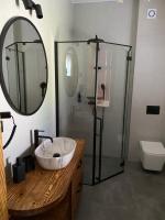 Kúpeľňa v ubytovaní Apartamenty Zander