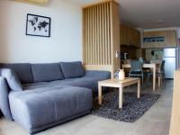 Kuchyň nebo kuchyňský kout v ubytování Port Natura Apartment
