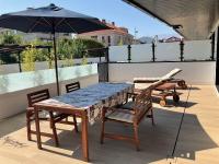 Balkón nebo terasa v ubytování Apartamento praia Canelas