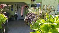 Vonkajšia záhrada v ubytovaní Apartman GRIZZLY