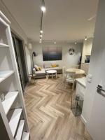 Plán poschodí v ubytovaní Balticus Apartament 2 pokoje, 5-piętro, klimatyzacja, widok na morze, duży balkon, garaż, internet