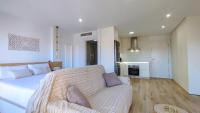 Kuchyň nebo kuchyňský kout v ubytování OleHolidays 233 Romana Playa vistas al mar