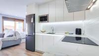 Kuchyň nebo kuchyňský kout v ubytování OleHolidays 233 Romana Playa vistas al mar