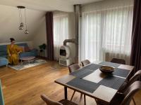 A seating area at Superb Mýto Apartment