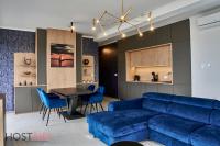 A seating area at ELLBy Apartman - PENTHOUSE - hostAID