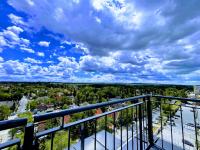 A balcony or terrace at ELLBy Apartman - PENTHOUSE - hostAID