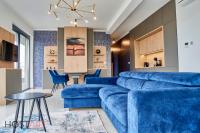 A seating area at ELLBy Apartman - PENTHOUSE - hostAID