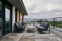 A balcony or terrace at ELLBy Apartman - PENTHOUSE - hostAID