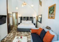 Posteľ alebo postele v izbe v ubytovaní Margietta's Suites Nafplio