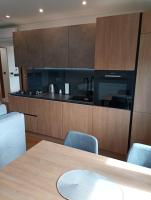 Kuchyň nebo kuchyňský kout v ubytování Nibela Apartments II