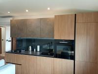 Kuchyň nebo kuchyňský kout v ubytování Nibela Apartments II