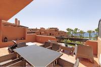 A balcony or terrace at Estepona Mar Azul Aparthotel