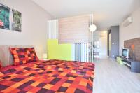 Postel nebo postele na pokoji v ubytování Bretia Apartments