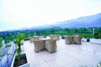 Nespecifikovaný výhled na hory nebo výhled na hory při pohledu z hotelu