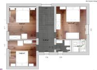 Plan piętra w obiekcie Finest Ski Chalet Leogang by All in One Apartments
