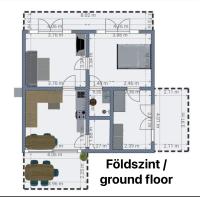 Plán poschodí v ubytovaní Crystal Spas Apartman-Balaton