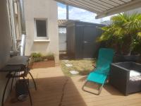 Balkon lub taras w obiekcie Joli appartement 50 m2 classé 3 etoiles avec terrasse et jardin