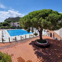 Bazén v ubytovaní Isole Eolie, Vulcano - Favoloso bivani con piscina acqua di mare e vista sulle isole eolie alebo v jeho blízkosti