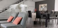 Posezení v ubytování loft CARRASKETA