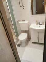 Kúpeľňa v ubytovaní Apartman prvi red do mora Čović