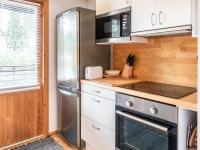 Kuchyň nebo kuchyňský kout v ubytování Holiday Home Kanervarinne by Interhome