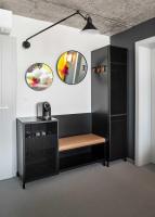 Kuchyň nebo kuchyňský kout v ubytování Boutique Hotel Mezi švy