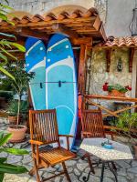 Patio lub wspólna przestrzeń na świeżym powietrzu w obiekcie Wellness apartmány Fürst