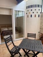 Balkón nebo terasa v ubytování Patio Port Serrallo