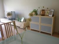 Televízia a/alebo spoločenská miestnosť v ubytovaní Apartamento en Cambrils Playa