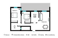 Plán poschodí v ubytovaní Signature 2BR Apartment in Marousi by UPSTREET