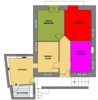 Plan piętra w obiekcie Traditional olive house - Gargalianoi