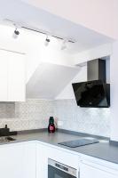 Kuchyň nebo kuchyňský kout v ubytování Suites Horno del Oro