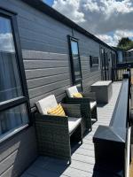 Balkón nebo terasa v ubytování Lowena Lodge - Padstow