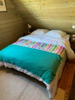 Łóżko lub łóżka w pokoju w obiekcie Le clos gîte avec spa pour 2 personnes