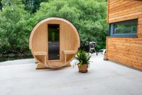 Vonkajšia záhrada v ubytovaní Chalets Lunz am See