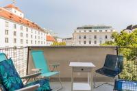 Balkon lub taras w obiekcie Studio Stubenbastei