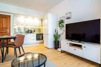 A kitchen or kitchenette at Apartment Harmony - Tatranska Lomnica, Javorinka