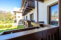 A balcony or terrace at Apartment Harmony - Tatranska Lomnica, Javorinka