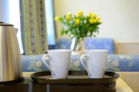 Příslušenství pro přípravu čaje a kávy v ubytování Hotel Scherer