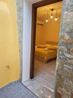 Posteľ alebo postele v izbe v ubytovaní Kleanthi and Kostas Studios