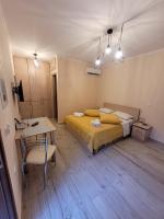 Posteľ alebo postele v izbe v ubytovaní Kleanthi and Kostas Studios
