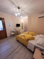 Posteľ alebo postele v izbe v ubytovaní Kleanthi and Kostas Studios
