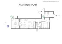 Plán poschodí v ubytovaní Apartment One