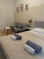 Posteľ alebo postele v izbe v ubytovaní Iviskos living spot