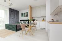 Kuchyňa alebo kuchynka v ubytovaní Cozy Studio Żupnicza Soho Factory by Noclegi Renters