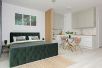 Kuchyňa alebo kuchynka v ubytovaní Cozy Studio Żupnicza Soho Factory by Noclegi Renters