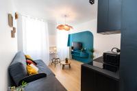 Kuchyňa alebo kuchynka v ubytovaní Noa : Joli studio cosy avec chambre
