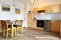 Kuchyň nebo kuchyňský kout v ubytování Haus Nordseebrandung NB26