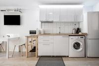 A kitchen or kitchenette at Gmar House relax y naturaleza