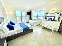Posteľ alebo postele v izbe v ubytovaní Imperial Rooms Tropea